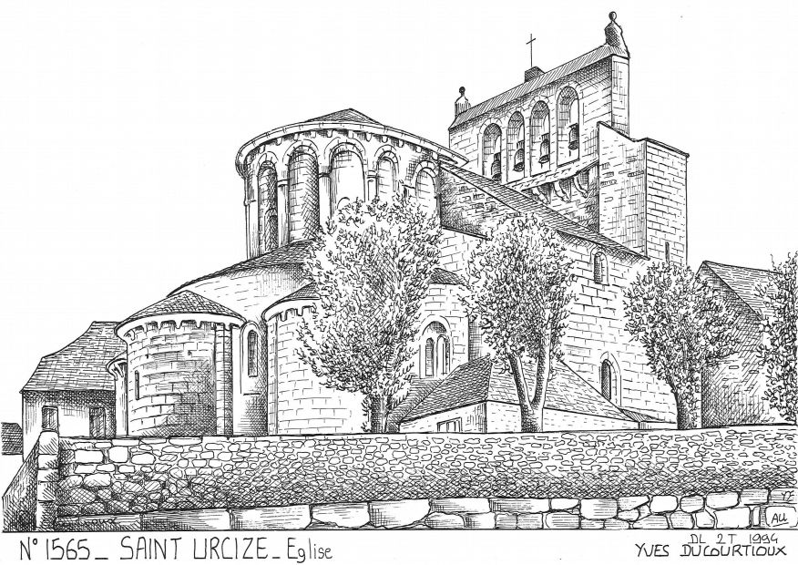 N 15065 - ST URCIZE - église